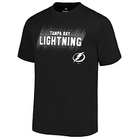 Men's Fanatics Black Tampa Bay Lightning Big & Tall Wordmark T-Shirt