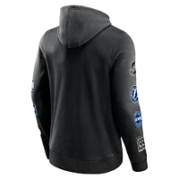 Men's Fanatics Black Tampa Bay Lightning Wild Winner Fleece Pullover Hoodie