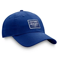 Men's Fanatics  Blue Tampa Bay Lightning Authentic Pro Prime Adjustable Hat