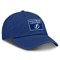Men's Fanatics Blue Tampa Bay Lightning Authentic Pro Prime Adjustable Hat