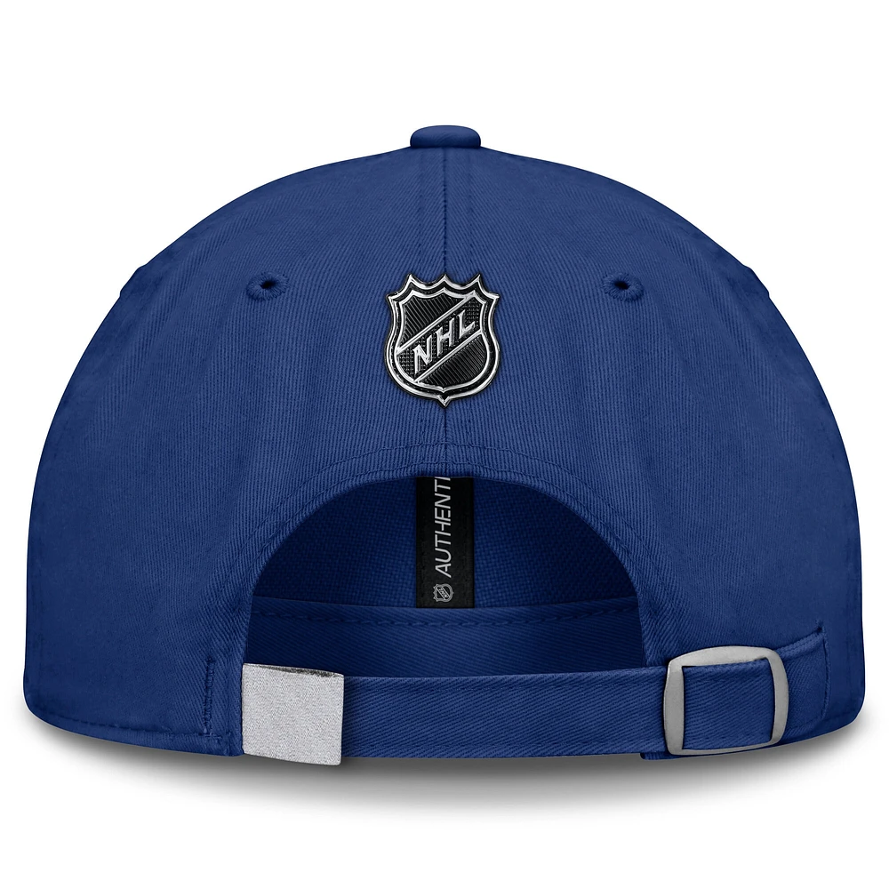 Men's Fanatics Blue Tampa Bay Lightning Authentic Pro Prime Adjustable Hat