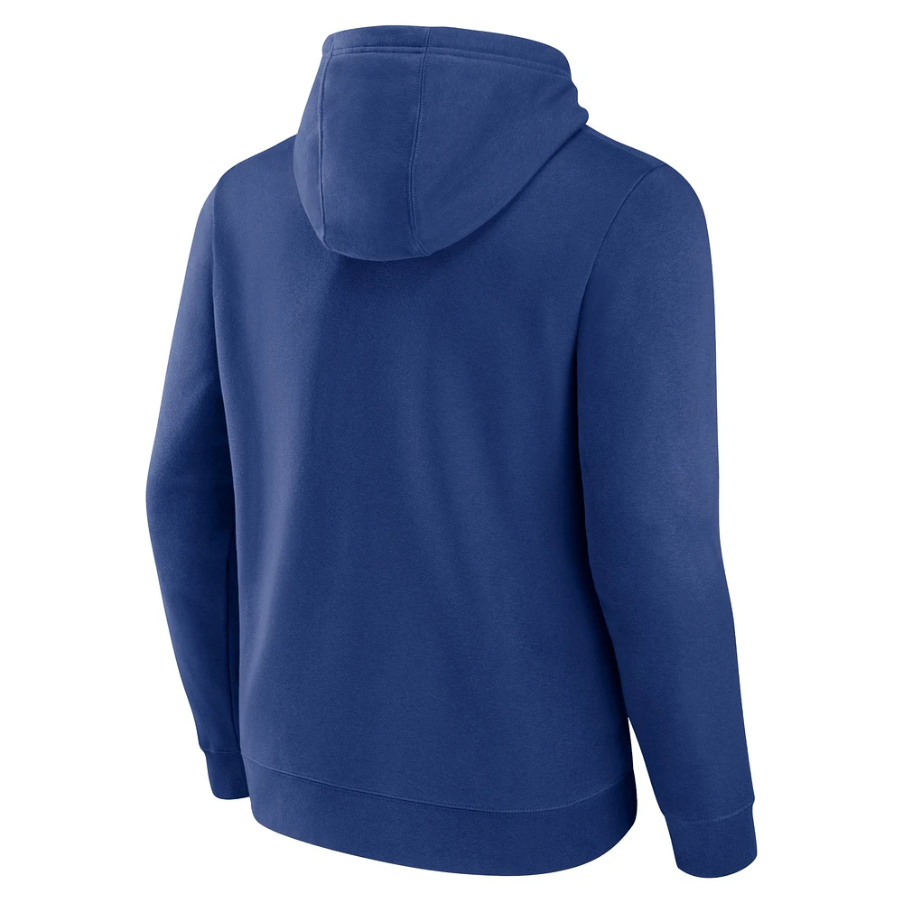 Men's Fanatics  Blue Tampa Bay Lightning Authentic Pro Pullover Hoodie