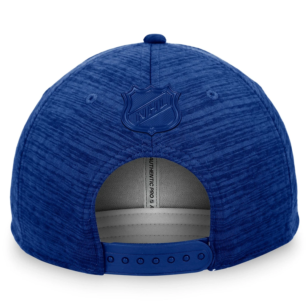 Men's Fanatics Blue Tampa Bay Lightning Authentic Pro Road Snapback Hat