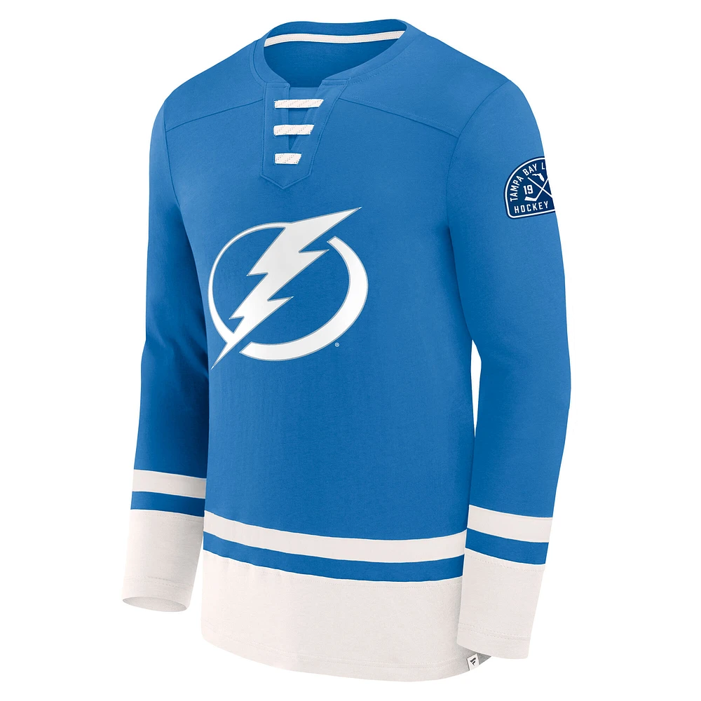 V110793 Lgthng 0BZO NHL Fanatics T-shirt à manches longues en coton pour homme FA24 High Point TEEMENL-S 00PU-0BZO-2GK-UQC #35
