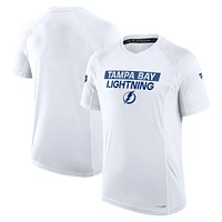 Men's Fanatics White Tampa Bay Lightning Authentic Pro Rink Tech T-Shirt