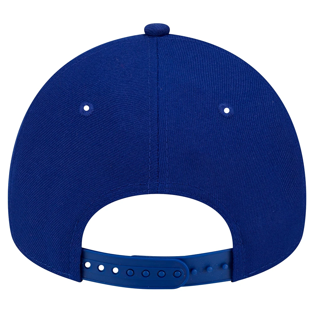 Men's New Era  Blue Tampa Bay Lightning Core A-Frame 9FORTY Adjustable Hat
