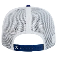 Men's New Era Blue Tampa Bay Lightning Core Trucker 9SEVENTY Stretch-Snap Hat