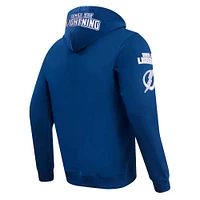 Men's Pro Standard Blue Tampa Bay Lightning Classic Pullover Hoodie