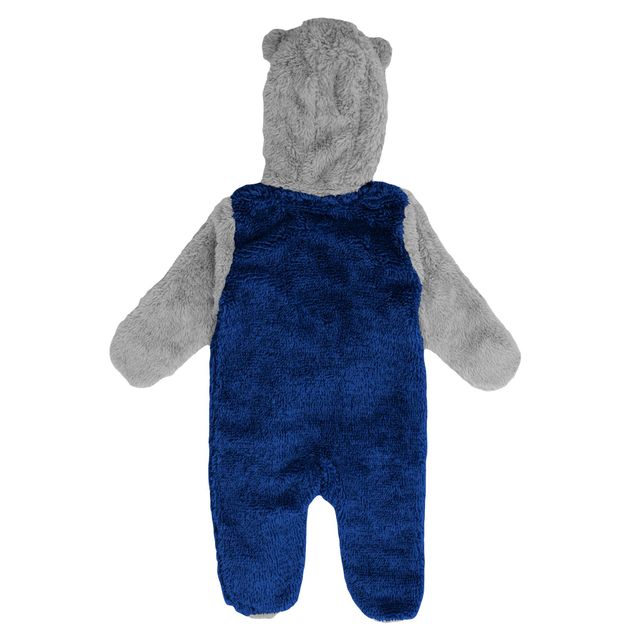 Nouveau-né et nourrisson Blue Tampa Bay Lightning Game Nap Teddy Fleece Bunting Full-Zip Sleeper