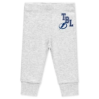 Newborn & Infant WEAR by Erin Andrews Tampa Bay Lightning Turn Me Around Bodysuits Pants 3-Piece Set