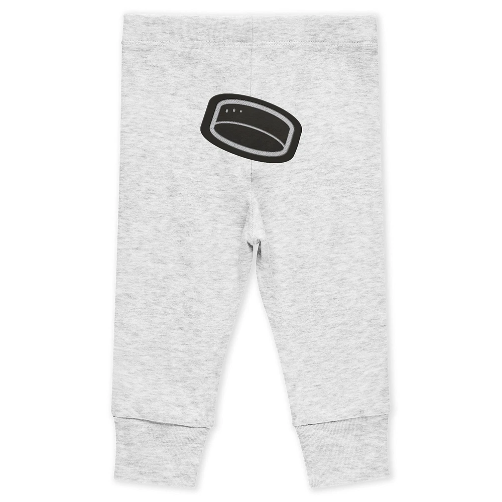 Newborn & Infant WEAR by Erin Andrews Tampa Bay Lightning Turn Me Around Bodysuits Pants 3-Piece Set