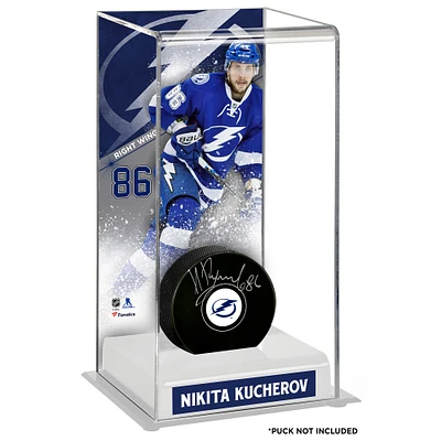 Nikita Kucherov Étui de luxe pour rondelle de hockey du Lightning de Tampa Bay