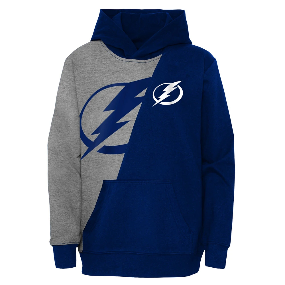 Preschool Gray/Blue Tampa Bay Lightning Unrivaled Pullover Hoodie