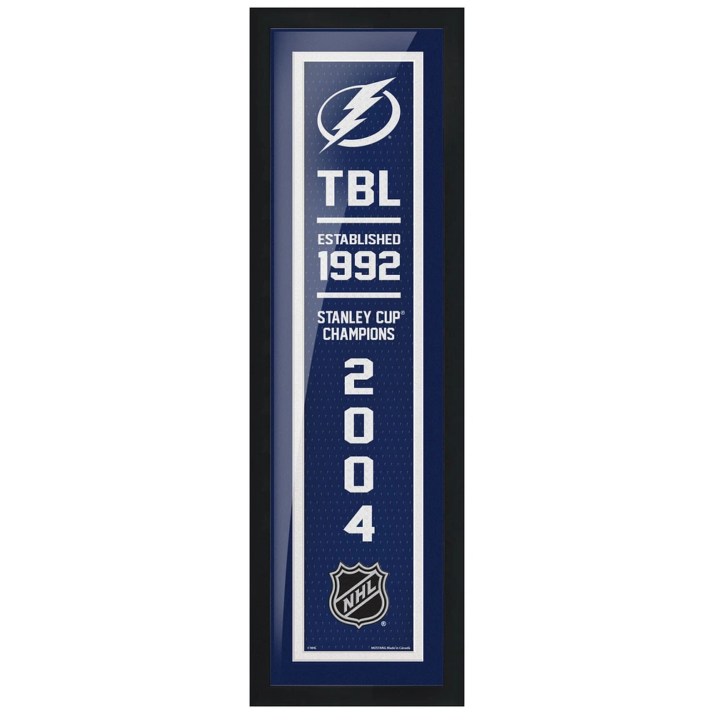 Tampa Bay Lightning - Enseigne Empire Encadrée 6'' x 22''