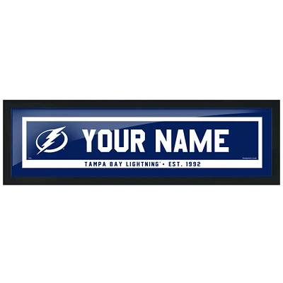 Tampa Bay Lightning - 6'' x 22'' Team Personalization Picture Frame