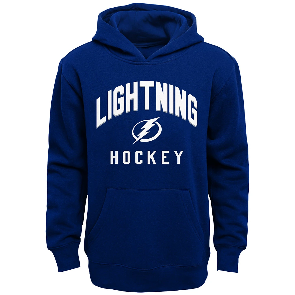 Toddler Blue/Heather Gray Tampa Bay Lightning Play by Pullover Hoodie & Pants Set