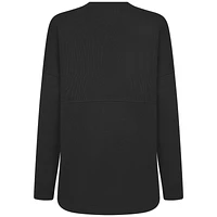 Women's Levelwear  Black Tampa Bay Lightning Mother's Day Beaudry Arched Pullover Sweatshirt