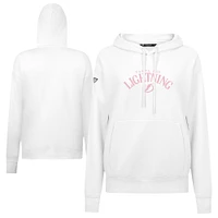 Sweat à capuche blanc pour femme de niveau 1, motif fête des mères, Tampa Bay Lightning
