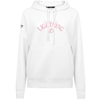 Sweat à capuche blanc pour femme de niveau 1, motif fête des mères, Tampa Bay Lightning