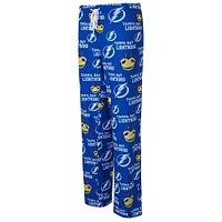 Women's Concepts Sport Blue Tampa Bay Lightning Zest Allover Print Knit Pants
