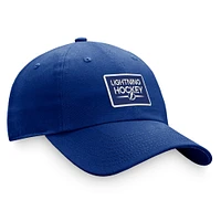 Women's Fanatics  Blue Tampa Bay Lightning Authentic Pro Rink Adjustable Hat