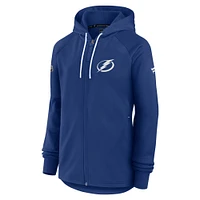Women's Fanatics  Blue Tampa Bay Lightning Authentic Pro Rink Fleece Full-Zip Jacket