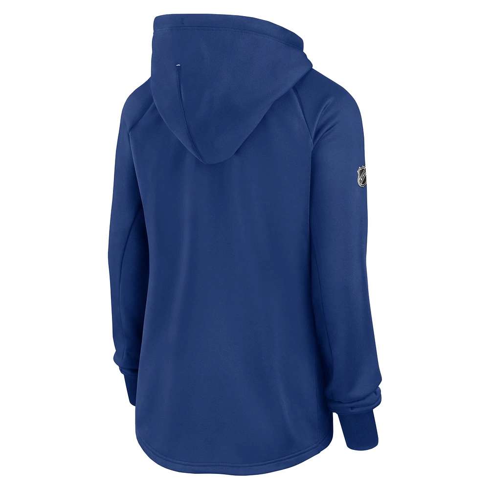 Women's Fanatics  Blue Tampa Bay Lightning Authentic Pro Rink Fleece Full-Zip Jacket