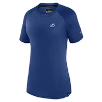 Women's Fanatics  Blue Tampa Bay Lightning Authentic Pro Tech T-Shirt