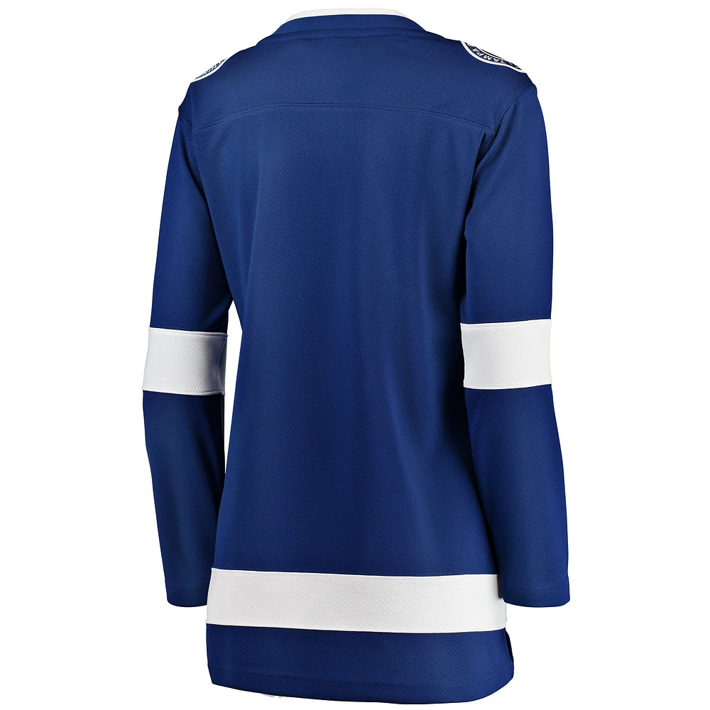 Maillot domicile Fanatics bleu Tampa Bay Lightning Breakaway pour femmes