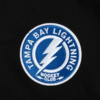 Women's Pro Standard  Black Tampa Bay Lightning Jewels Cropped Pullover Hoodie