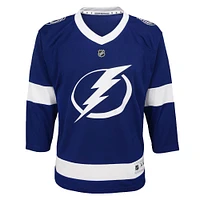 Youth Blue Tampa Bay Lightning 2020/21 Home - Custom Replica Jersey