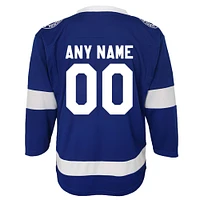 Youth Blue Tampa Bay Lightning 2020/21 Home - Custom Replica Jersey