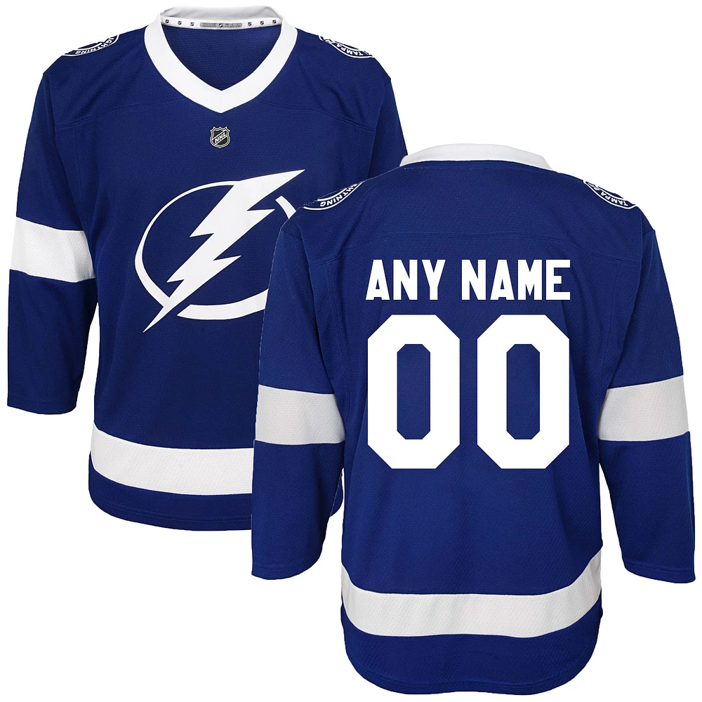 Enfant Bleu Tampa Bay Lightning 2020/21 Domicile - Réplique de maillot personnalisé