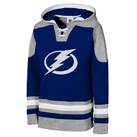 Youth Blue Tampa Bay Lightning Ageless Must Have Home V-Neck Pullover Hoodie