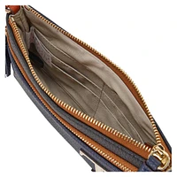 Dooney & Bourke Tampa Bay Rays Infield Double-Zip Wristlet