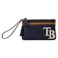Dooney & Bourke Tampa Bay Rays Infield Double-Zip Wristlet