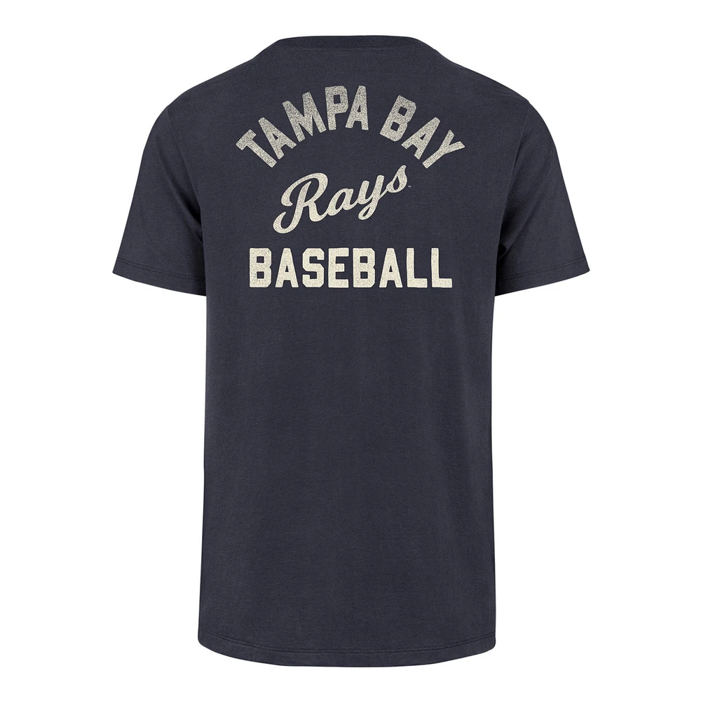 Men's '47  Navy Tampa Bay Rays Turn Back Franklin T-Shirt