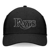 Men's Fanatics Black Tampa Bay Rays Night Game Flex Hat