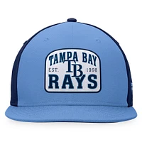 Men's Fanatics Light Blue/Navy Tampa Bay Rays Cycle Snapback Hat