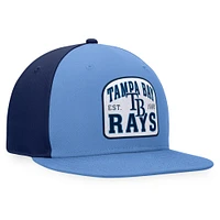 Men's Fanatics Light Blue/Navy Tampa Bay Rays Cycle Snapback Hat