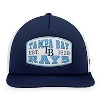 Men's Fanatics  Navy Tampa Bay Rays Foam Front Patch Trucker Snapback Hat