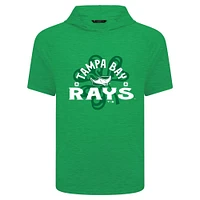 Men's Levelwear Green Tampa Bay Rays St. Patrick's Day Phase Shamrock Short Sleeve T-Shirt Hoodie