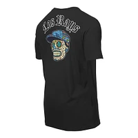 Men's New Era Black Tampa Bay Rays Sugar Skulls T-Shirt