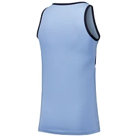 Men's New Era Light Blue Tampa Bay Rays Jersey Ringer Tank Top