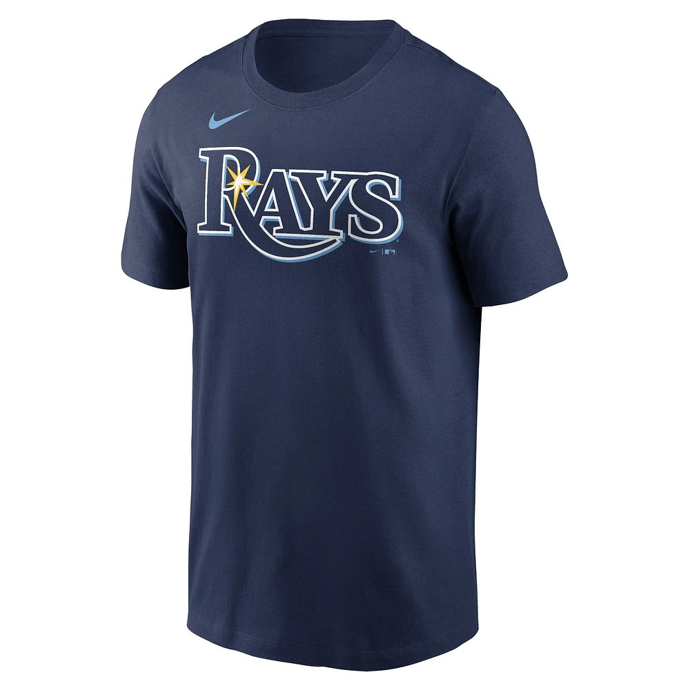 Men's Nike Fred McGriff Navy Tampa Bay Rays Name & Number T-Shirt