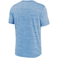 Men's Nike Light Blue Tampa Bay Rays Authentic Collection Velocity Practice Performance - T-Shirt