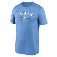 Men's Nike Light Blue Tampa Bay Rays Local Legend Practice Performance T-Shirt