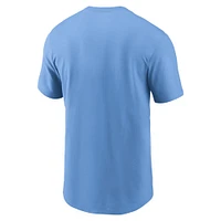 Men's Nike Light Blue Tampa Bay Rays Team Swoosh Lockup T-Shirt