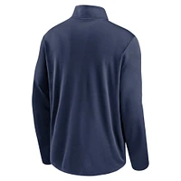 Men's Nike Navy Tampa Bay Rays Agility Pacer Lightweight Performance Half-Zip Top