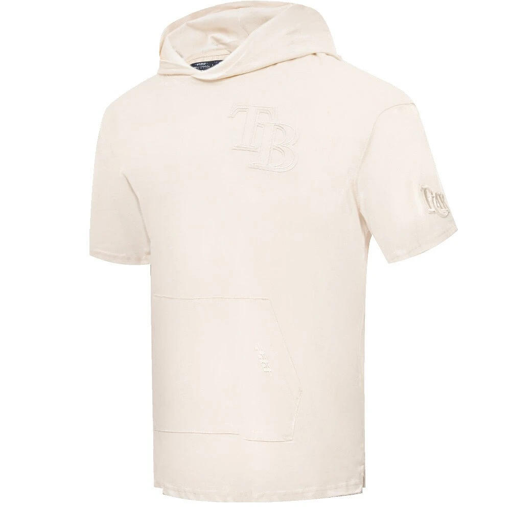 T-shirt à capuche neutre Pro Standard pour hommes, crème, Tampa Bay Rays